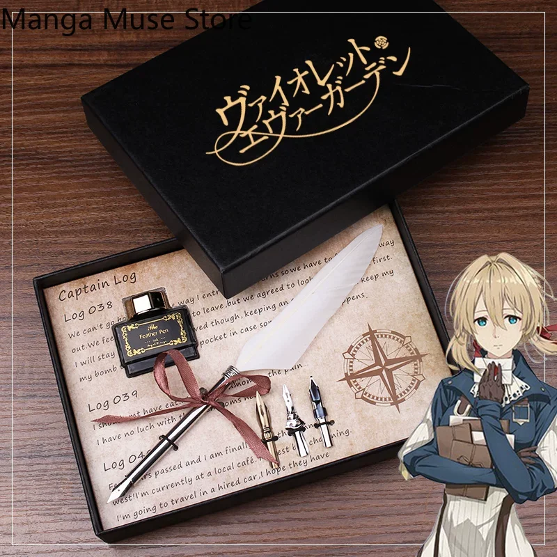 Vintage Collectible Pens - Violet Evergarden, ensemble de stylos à