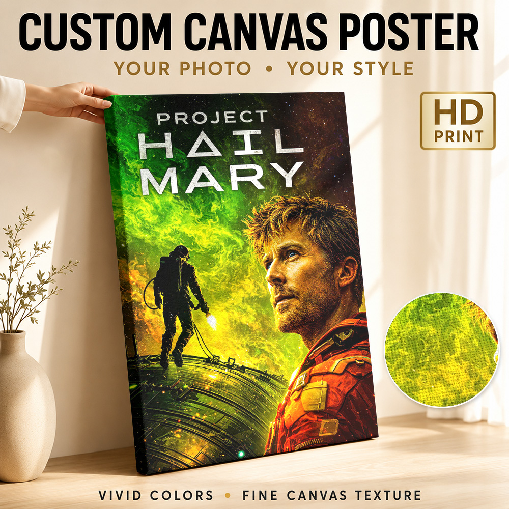 Vintage Collectible Posters - Affiche sur toile du film Project