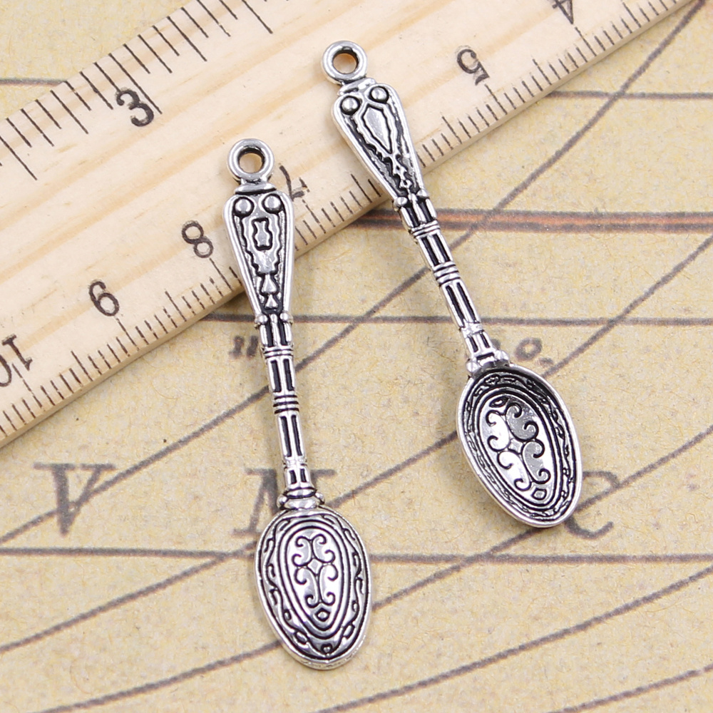 Vintage Collectible Spoons - Lot de 20 breloques antiques en